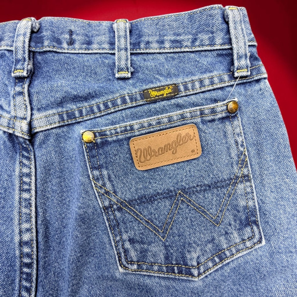 Wrangler George Strait Collection Mens Faded Straight Leg Jeans 36x32 1013MGSHD
